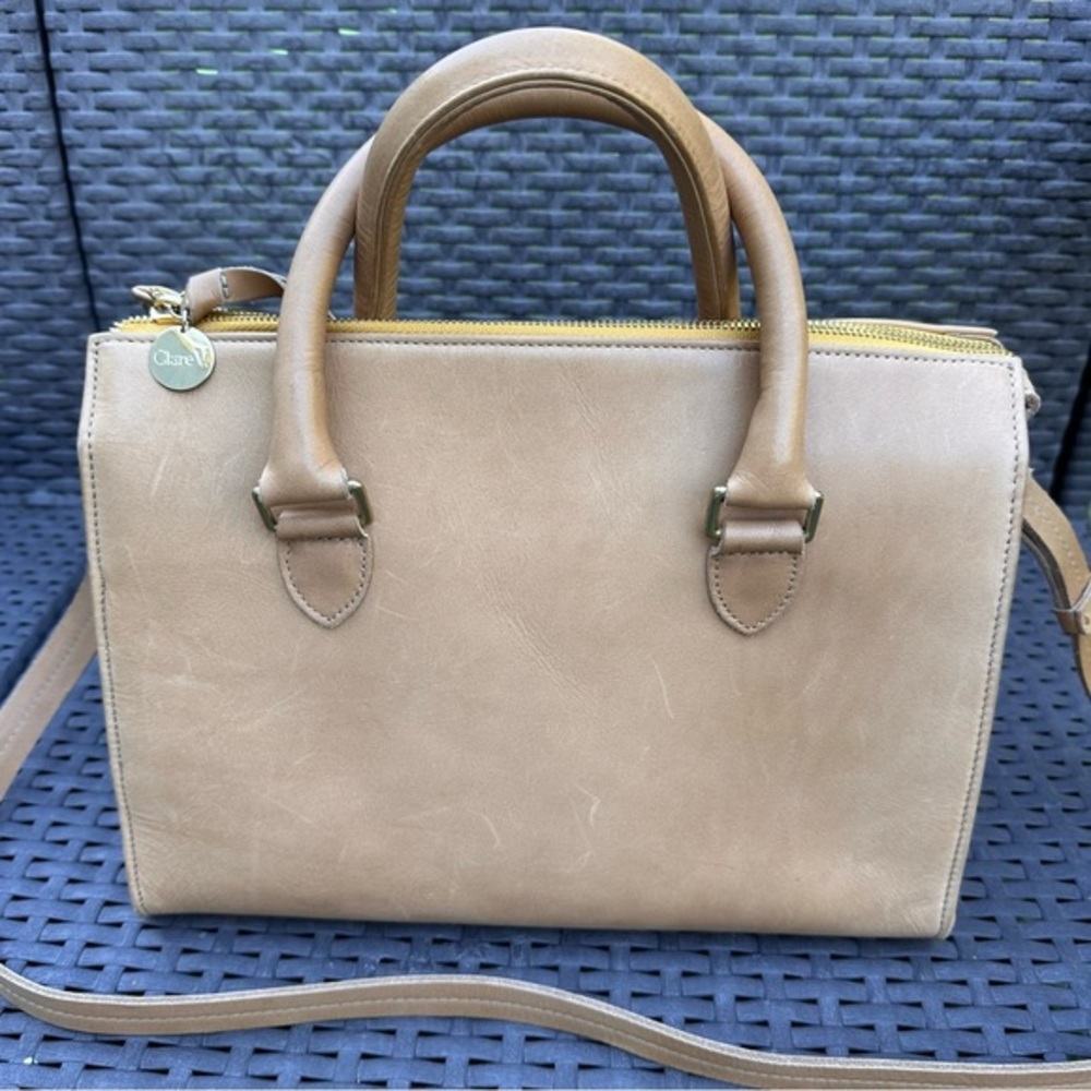 Clare V Tan Satchel Bag